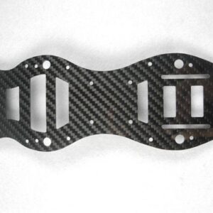 Custom Contoured Carbon Fiber Mounting Panel – product view