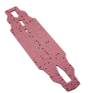 Red-Finish Composite RC Chassis Plate – product view