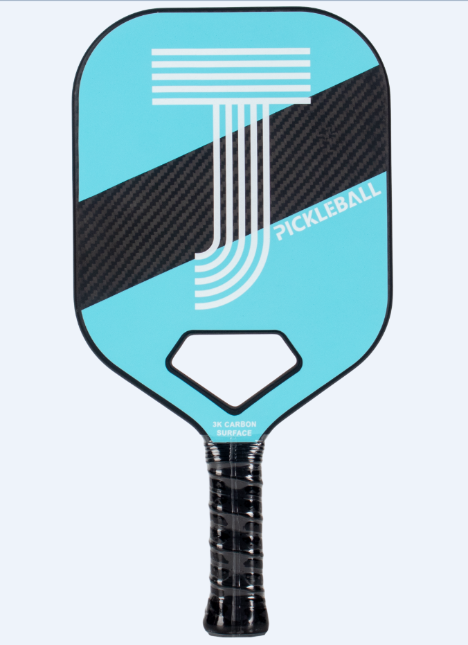 3K T700 Thermoformed Pickleball Paddle; OEM artwork reference – product view