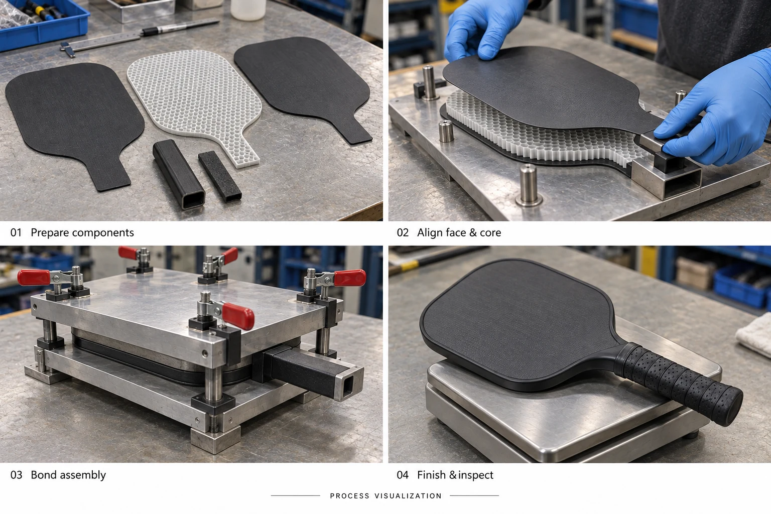 Paddle Assembly - generated manufacturing process illustration